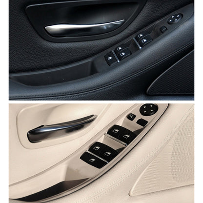 Car Left Front Inner Door Armrest for BMW  5 Series F10 / F18, Left Driving(Mocha) - In Car by buy2fix | Online Shopping UK | buy2fix