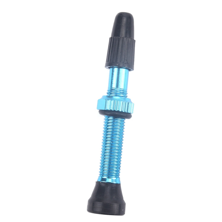 A5595 2 PCS 40mm Blue French Tubeless Valve Core with Blue Disassembly Tool for Road Bike - Outdoor & Sports by buy2fix | Online Shopping UK | buy2fix