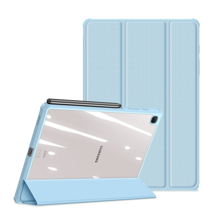 For Samsung Galaxy Tab S6 Lite 2024 / 2020 DUX DUCIS TOBY Series Antiskid PU Leather + PC + TPU Horizontal Flip Case with Holder & Pen Slot & Sleep / Wake-up Function(Blue) - Tab S6 Lite P610 / P615 by DUX DUCIS | Online Shopping UK | buy2fix