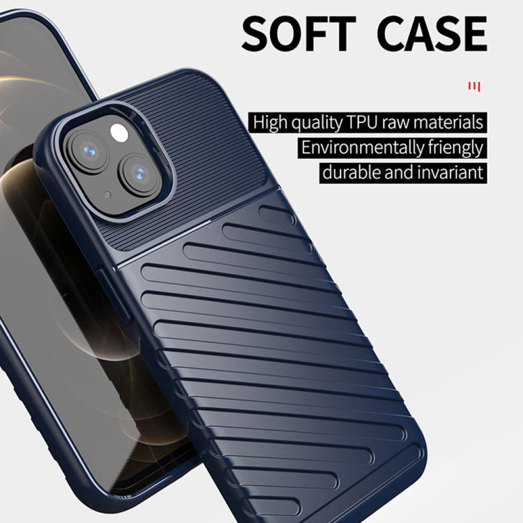 For iPhone 13 Thunderbolt Shockproof TPU Soft Case(Blue) - iPhone 13 Cases by buy2fix | Online Shopping UK | buy2fix