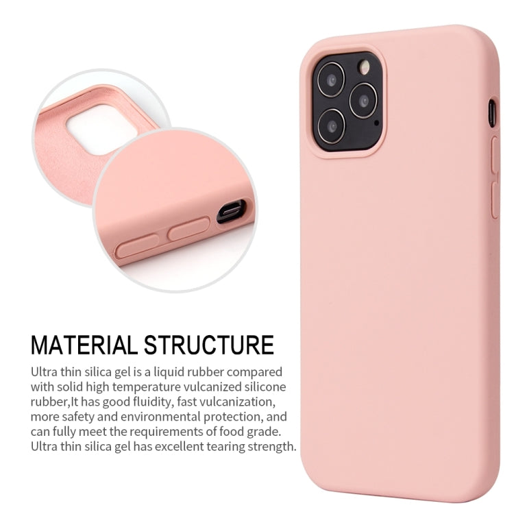 For iPhone 13 mini Solid Color Liquid Silicone Shockproof Protective Case (Carmine) - iPhone 13 mini Cases by buy2fix | Online Shopping UK | buy2fix