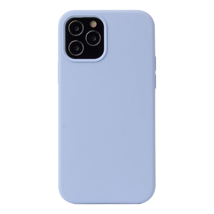 For iPhone 13 Pro Solid Color Liquid Silicone Shockproof Protective Case (Lilac Purple) - iPhone 13 Pro Cases by buy2fix | Online Shopping UK | buy2fix