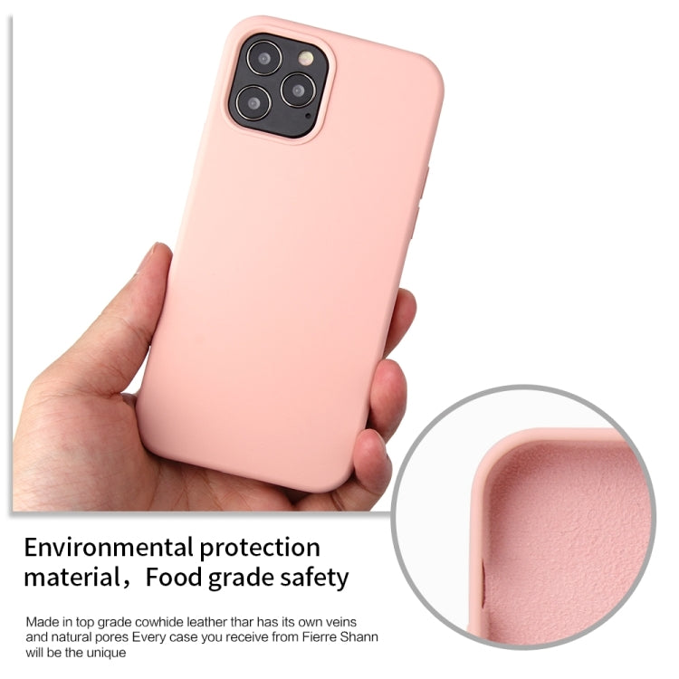 For iPhone 13 Pro Solid Color Liquid Silicone Shockproof Protective Case (Emerald Green) - iPhone 13 Pro Cases by buy2fix | Online Shopping UK | buy2fix