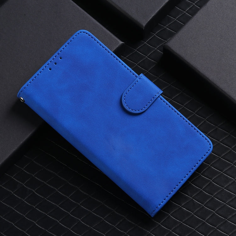 For vivo X60 Pro / X60 5G Solid Color Skin Feel Magnetic Buckle Horizontal Flip Calf Texture PU Leather Case with Holder & Card Slots & Wallet(Blue) - vivo Cases by buy2fix | Online Shopping UK | buy2fix