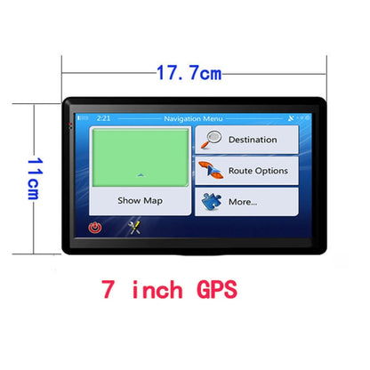 7 inch Car HD GPS Navigator 8G+128M Resistive Screen Support FM / TF Card, Specification:Australia Map - In Car by buy2fix | Online Shopping UK | buy2fix