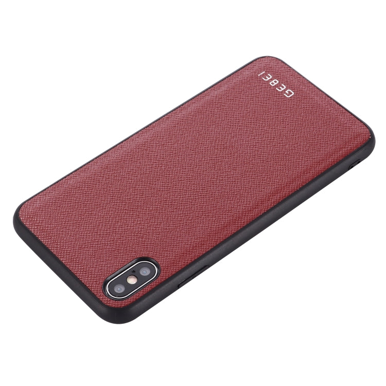 For iPhone 11 Pro GEBEI Full-coverage Shockproof Leather Protective Case(Red) - iPhone 11 Pro Cases by GEBEI | Online Shopping UK | buy2fix