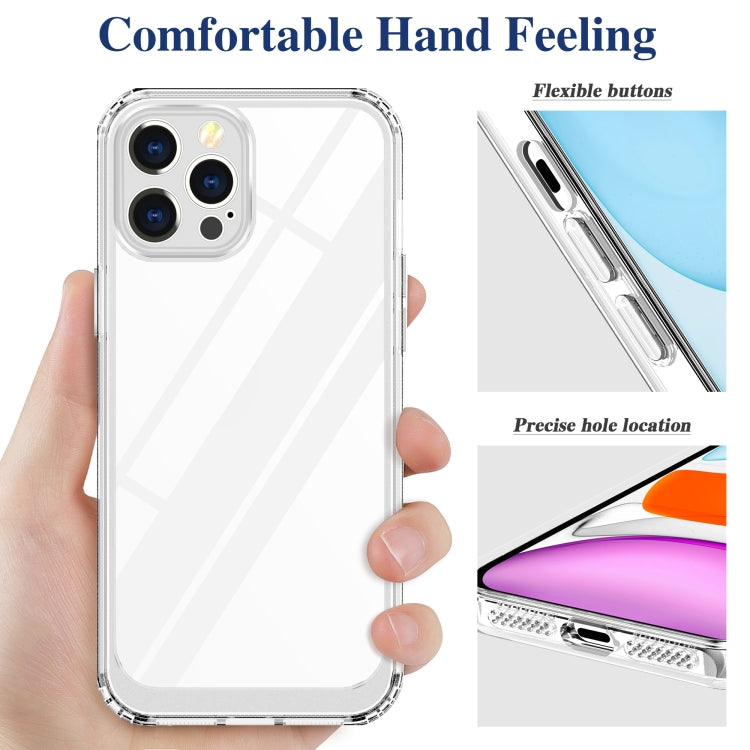 For iPhone 12 Pro Crystal Clear Shockproof PC + TPU Protective Case(Transparent) - iPhone 12 / 12 Pro Cases by buy2fix | Online Shopping UK | buy2fix