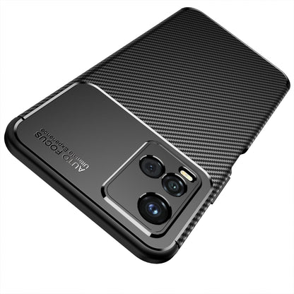 For vivo Y33S Carbon Fiber Texture Shockproof TPU Case(Black) - OPPO & vivo Accessories by buy2fix | Online Shopping UK | buy2fix