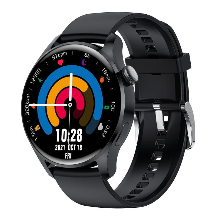 M103 1.35 inch IPS Color Screen IP67 Waterproof Smart Watch, Support Sleep Monitoring / Heart Rate Monitoring / Bluetooth Call / Music Playback, Style: Silicone Strap(Black) - Smart Wear by buy2fix | Online Shopping UK | buy2fix