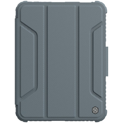 For iPad mini 6 NILLKIN Bumper Pro Horizontal Flip Tablet Case with Pen Slot & Holder & Sleep / Wake-up Function(Grey) - iPad mini 6 Cases by NILLKIN | Online Shopping UK | buy2fix