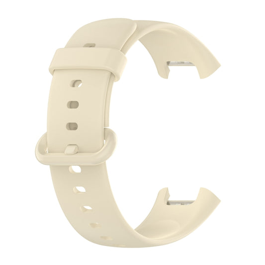 For Xiaomi Redmi Watch 2 Solid Color Silicone Strap Watch Band(Ivory White) - Smart Wear by buy2fix | Online Shopping UK | buy2fix