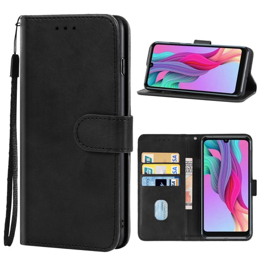 Leather Phone Case For ZTE Blade A5 (2020)(Black) - ZTE Cases by buy2fix | Online Shopping UK | buy2fix