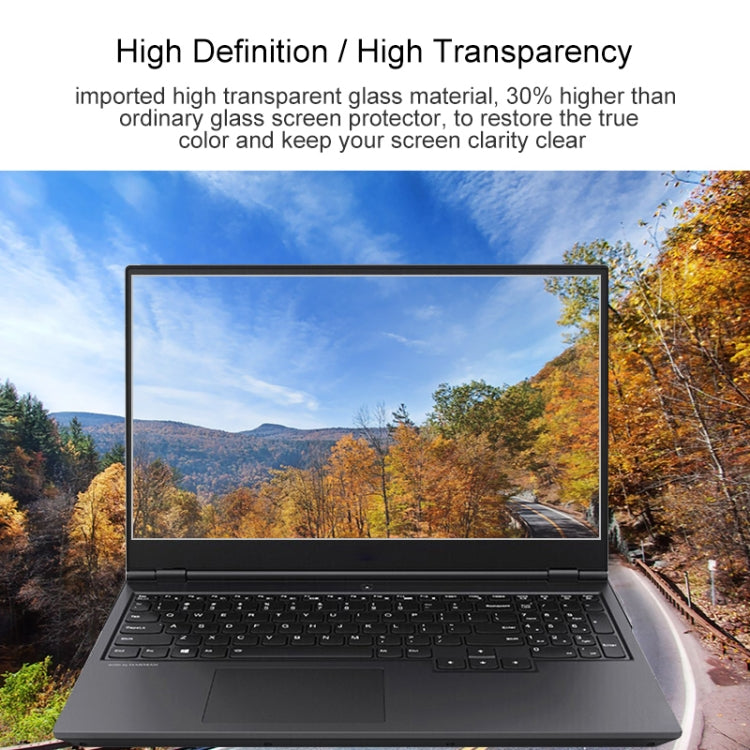Laptop Screen HD Tempered Glass Protective Film For Lenovo Y7000 2020 15.6 inch - Computer & Networking by buy2fix | Online Shopping UK | buy2fix