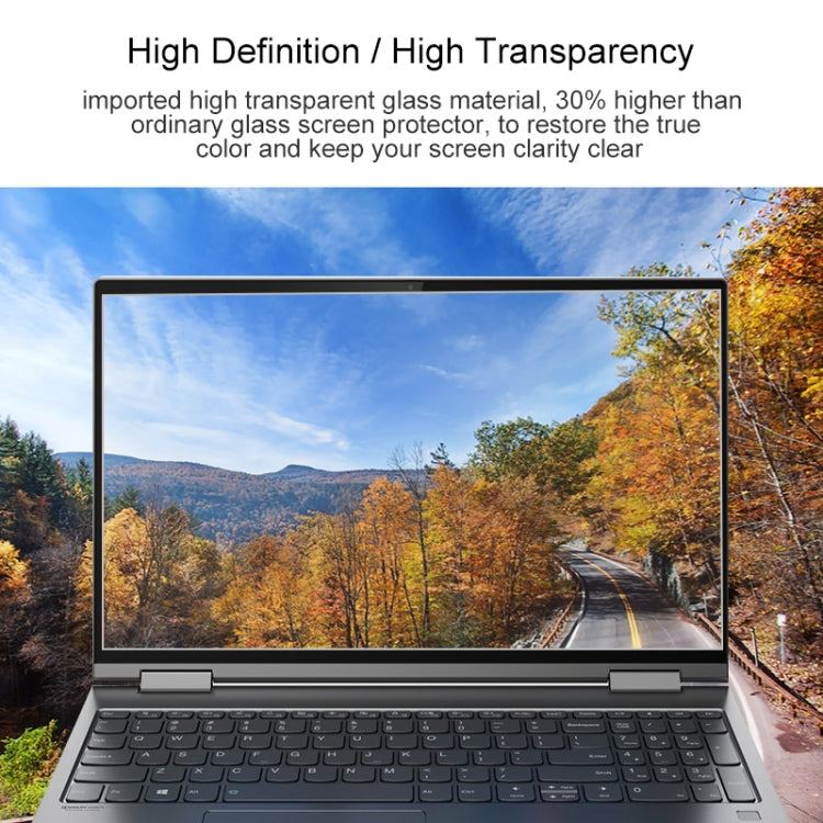 For Lenovo Yoga C740 15.6 inch Laptop Screen HD Tempered Glass Protective Film - Computer & Networking by buy2fix | Online Shopping UK | buy2fix