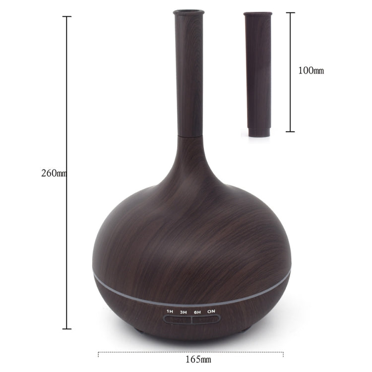 Creative Fragrance Machine Pointed Mouth Humidifier Automatic Alcohol Sprayer with Colorful LED Light, Plug Specification:US Plug(Dark Brown) - Home & Garden by buy2fix | Online Shopping UK | buy2fix