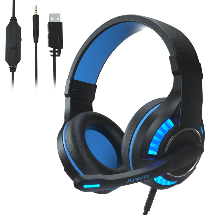 SADES MH603 3.5mm Port Adjustable Gaming Headset with Microphone(Black Blue) - Multimedia Headset by SADES | Online Shopping UK | buy2fix