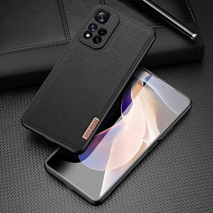 For Xiaomi Redmi Note 11 Pro Chinese Version / 11 Pro+ DUX DUCIS Fino Series PU + TPU Phone Case(Black) - Xiaomi Cases by DUX DUCIS | Online Shopping UK | buy2fix