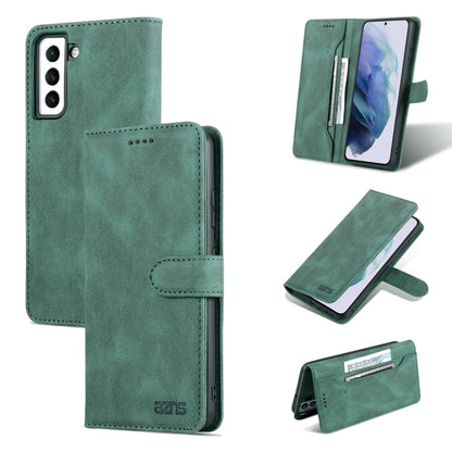 For Samsung Galaxy S22 5G AZNS Dream II Skin Feel Horizontal Flip Leather Case(Green) - Galaxy S22 5G Cases by AZNS | Online Shopping UK | buy2fix