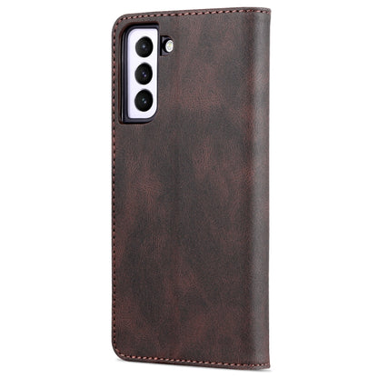 For Samsung Galaxy S22+ 5G AZNS Dream II Skin Feel Horizontal Flip Leather Case(Coffee) - Galaxy S22+ 5G Cases by AZNS | Online Shopping UK | buy2fix