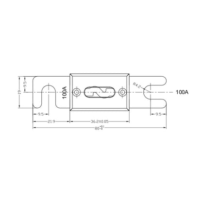 A6802 Car ANL Fuse Holder with 100A / 300A Fuse - In Car by buy2fix | Online Shopping UK | buy2fix