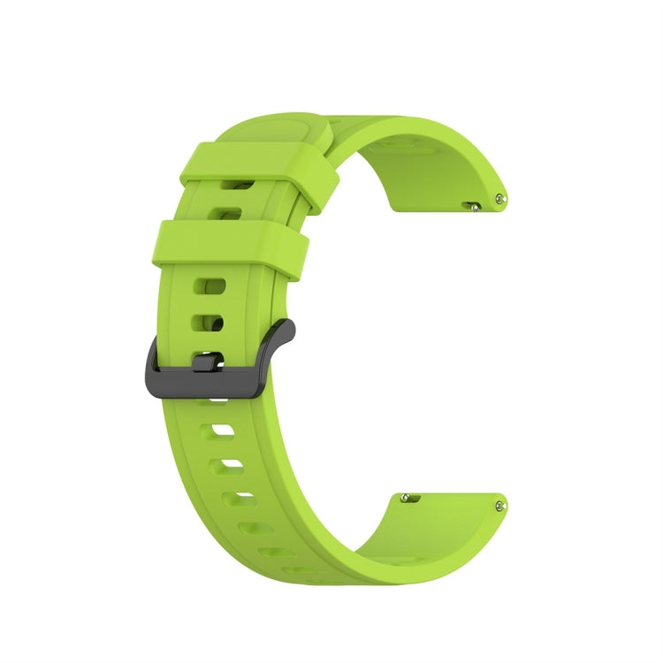 For Amazfit GTR Silicone Smart Watch Watch Band, Size:20mm(Green) - Watch Bands by buy2fix | Online Shopping UK | buy2fix