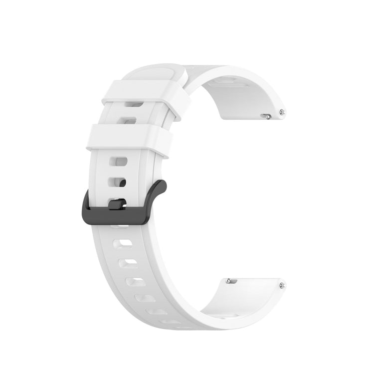 For Amazfit GTR Silicone Smart Watch Watch Band, Size:22mm(White) - Watch Bands by buy2fix | Online Shopping UK | buy2fix