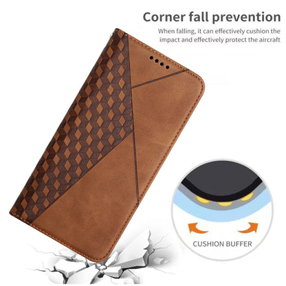 For Motorola Moto E20 / E30 / E40 Skin Feel Magnetic Leather Phone Case(Brown) - Motorola Cases by buy2fix | Online Shopping UK | buy2fix