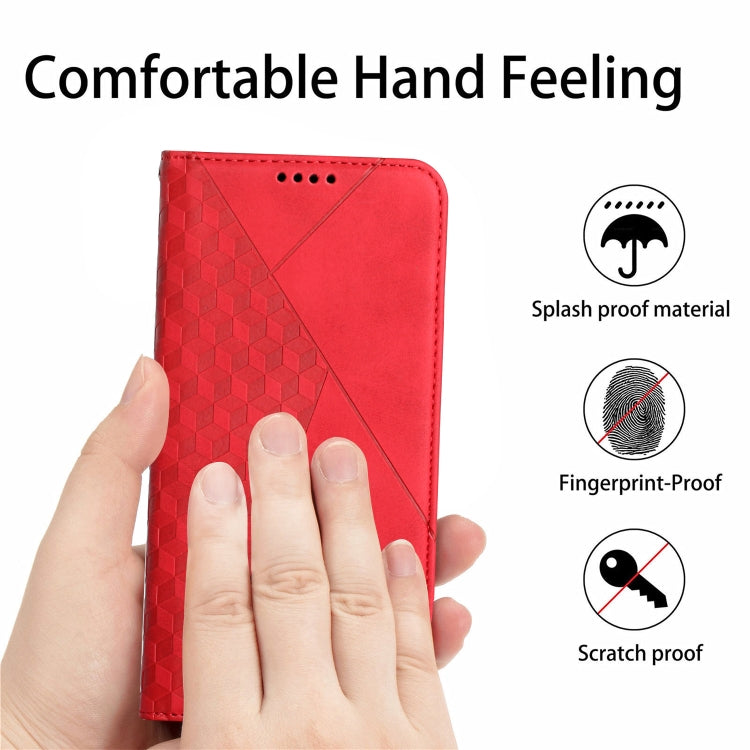 For Motorola Edge 20 Pro Skin Feel Magnetic Leather Phone Case(Red) - Motorola Cases by buy2fix | Online Shopping UK | buy2fix