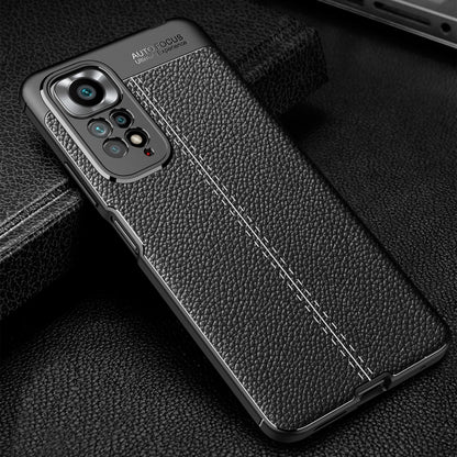 For Xiaomi Redmi Note 11 Global / Note 11S Litchi Texture Shockproof Phone TPU Case(Black) - Redmi Note 11 Case by buy2fix | Online Shopping UK | buy2fix