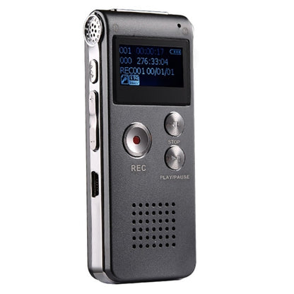 SK-012 16GB USB Dictaphone Digital Audio Voice Recorder with WAV MP3 Player VAR Function(Grey) - Consumer Electronics by buy2fix | Online Shopping UK | buy2fix