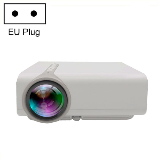 YG530 LED Small 1080P Wireless Screen Mirroring Projector, Power Plug:EU Plug(White) - Consumer Electronics by buy2fix | Online Shopping UK | buy2fix