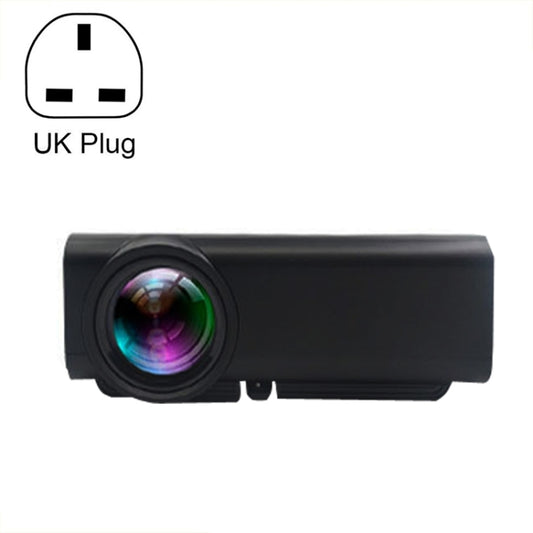 YG530 LED Small 1080P Wireless Screen Mirroring Projector, Power Plug:UK Plug(White) - Consumer Electronics by buy2fix | Online Shopping UK | buy2fix