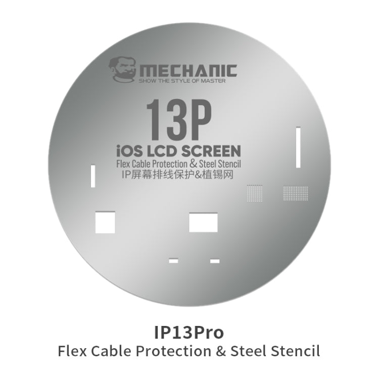 Mechanic UFO LCD Screen Flex Cable Protection and Reballing Planting For iPhone 13 Pro - BGA Stencils by MECHANIC | Online Shopping UK | buy2fix