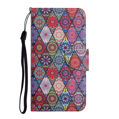 For Xiaomi Redmi 10C Colored Drawing Pattern Flip Leather Case(Diamond Kaleidoscope) - Xiaomi Cases by buy2fix | Online Shopping UK | buy2fix