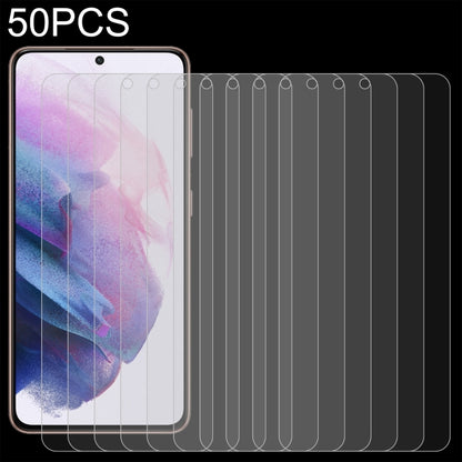 50 PCS 0.18mm 9H 2.5D Tempered Glass Fingerprint Unlock Film For Samsung Galaxy S21+ 5G - Galaxy S21+ 5G Cases by buy2fix | Online Shopping UK | buy2fix
