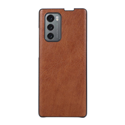 For LG Wing 5G FaletteTexture PU+TPU+PC Shockproof Phone Case(Brown) - Mobile Accessories by buy2fix | Online Shopping UK | buy2fix