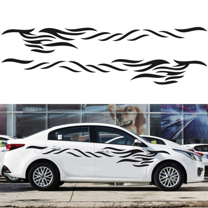 2 PCS/Set D-369 Totem Pattern Car Decorative Sticker(White) - In Car by buy2fix | Online Shopping UK | buy2fix