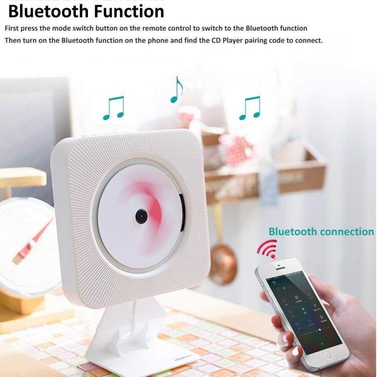Kecag KC-809 10W Portable Bluetooth Album CD Player Player(White) - Consumer Electronics by Kecag | Online Shopping UK | buy2fix