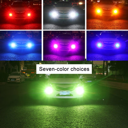 1 Pair 7440 12V 7W Strobe Car LED Fog Light(Lime Light) - In Car by buy2fix | Online Shopping UK | buy2fix