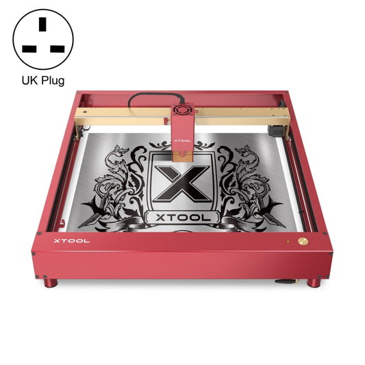 XTOOL D1 Pro-10W High Accuracy DIY Laser Engraving & Cutting Machine, Plug Type:UK Plug(Golden Red) - DIY Engraving Machines by XTOOL | Online Shopping UK | buy2fix