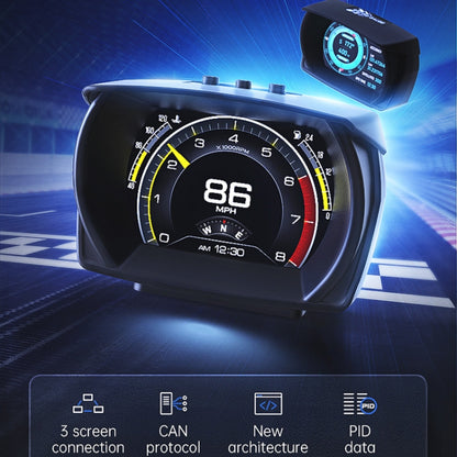 A700 Car 3.5 inch OBDII + MEMS + GPS Head-Up Display System - In Car by buy2fix | Online Shopping UK | buy2fix