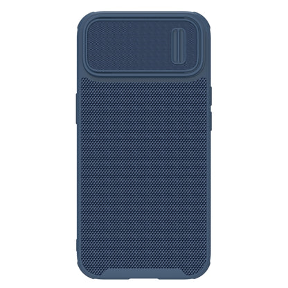 For iPhone 14 Plus  NILLKIN 3D Textured Camshield PC + TPU Phone Case(Blue) - iPhone 14 Plus Cases by NILLKIN | Online Shopping UK | buy2fix