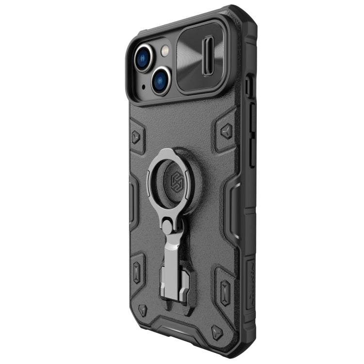 For iPhone 14 Plus  NILLKIN CamShield Armor Pro Magnetic Phone Case(Black) - iPhone 14 Plus Cases by NILLKIN | Online Shopping UK | buy2fix