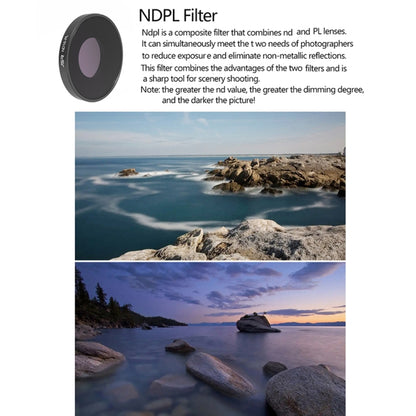 JSR LS ND64PL Lens Filter For DJI Osmo Action 3 / GoPro Hero11 Black / HERO10 Black / HERO9 Black - DJI & GoPro Accessories by buy2fix | Online Shopping UK | buy2fix