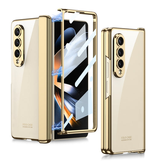 For Samsung Galaxy Z Fold4 GKK Integrated Magnetic Hinged Phantom Phone Case(Champagne Gold) - Galaxy Z Fold4 5G Cases by GKK | Online Shopping UK | buy2fix