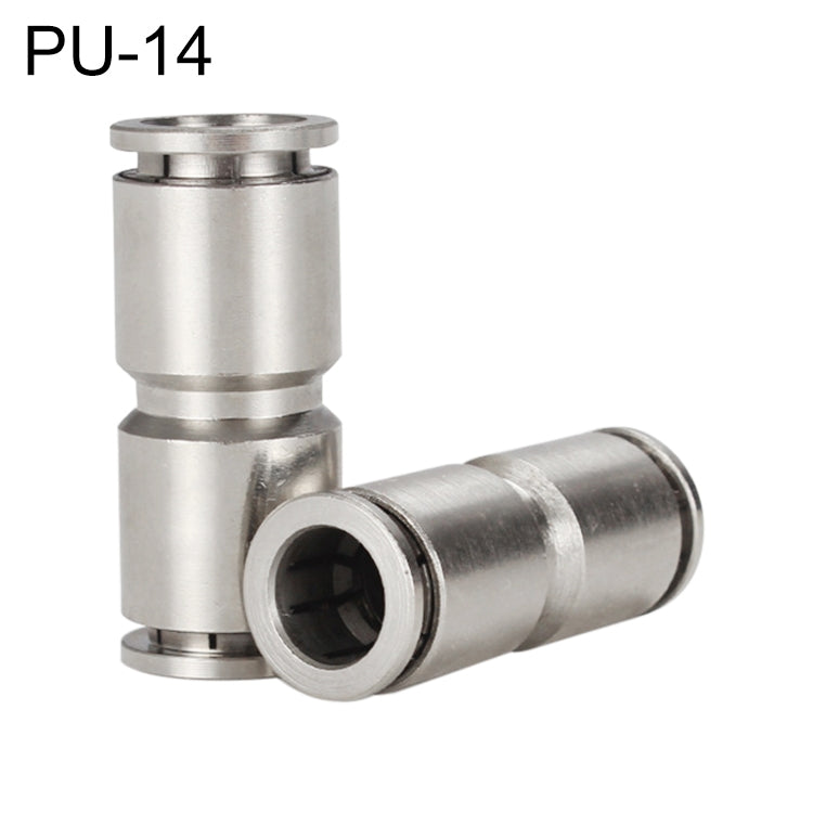 PU-14 LAIZE Nickel Plated Copper Straight Pneumatic Quick Fitting Connector -  by LAIZE | Online Shopping UK | buy2fix