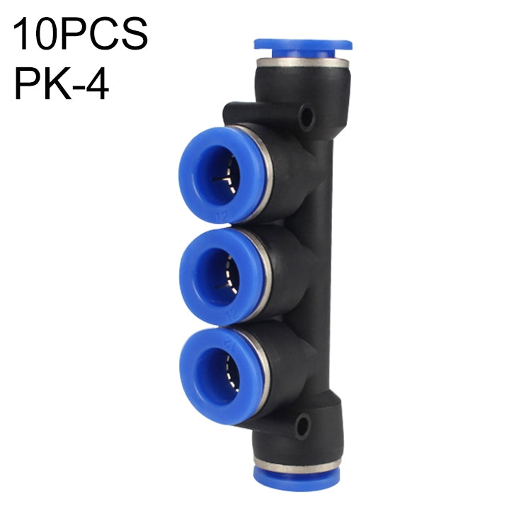 PK-4 LAIZE 10pcs Plastic Five Port Pneumatic Quick Fitting Connector -  by LAIZE | Online Shopping UK | buy2fix