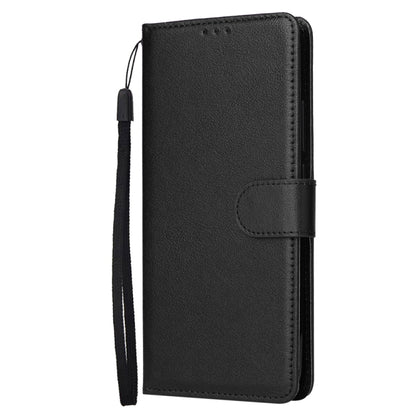For Xiaomi Redmi 10C Multifunctional Horizontal Flip Leather Case with Three Card Slot(Black) - Xiaomi Cases by buy2fix | Online Shopping UK | buy2fix