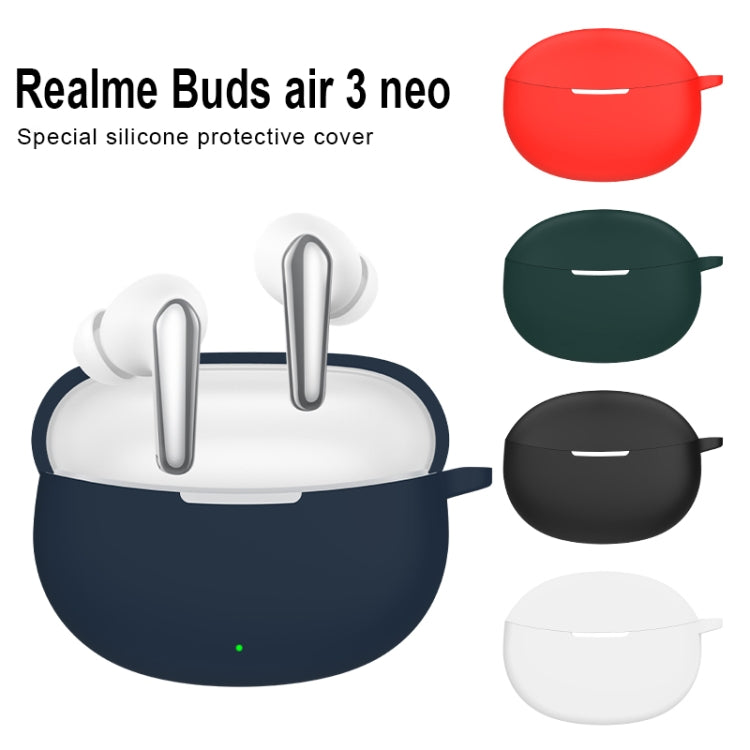 For Realme Buds Air 3 NEO Silicone Wireless Earphone Protective Case(Dark Blue) - Other Earphone Case by buy2fix | Online Shopping UK | buy2fix
