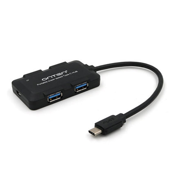 Onten OTN-9102 4-port USB3.0 Portable HUB Docking Station(Black) - Computer & Networking by Onten | Online Shopping UK | buy2fix